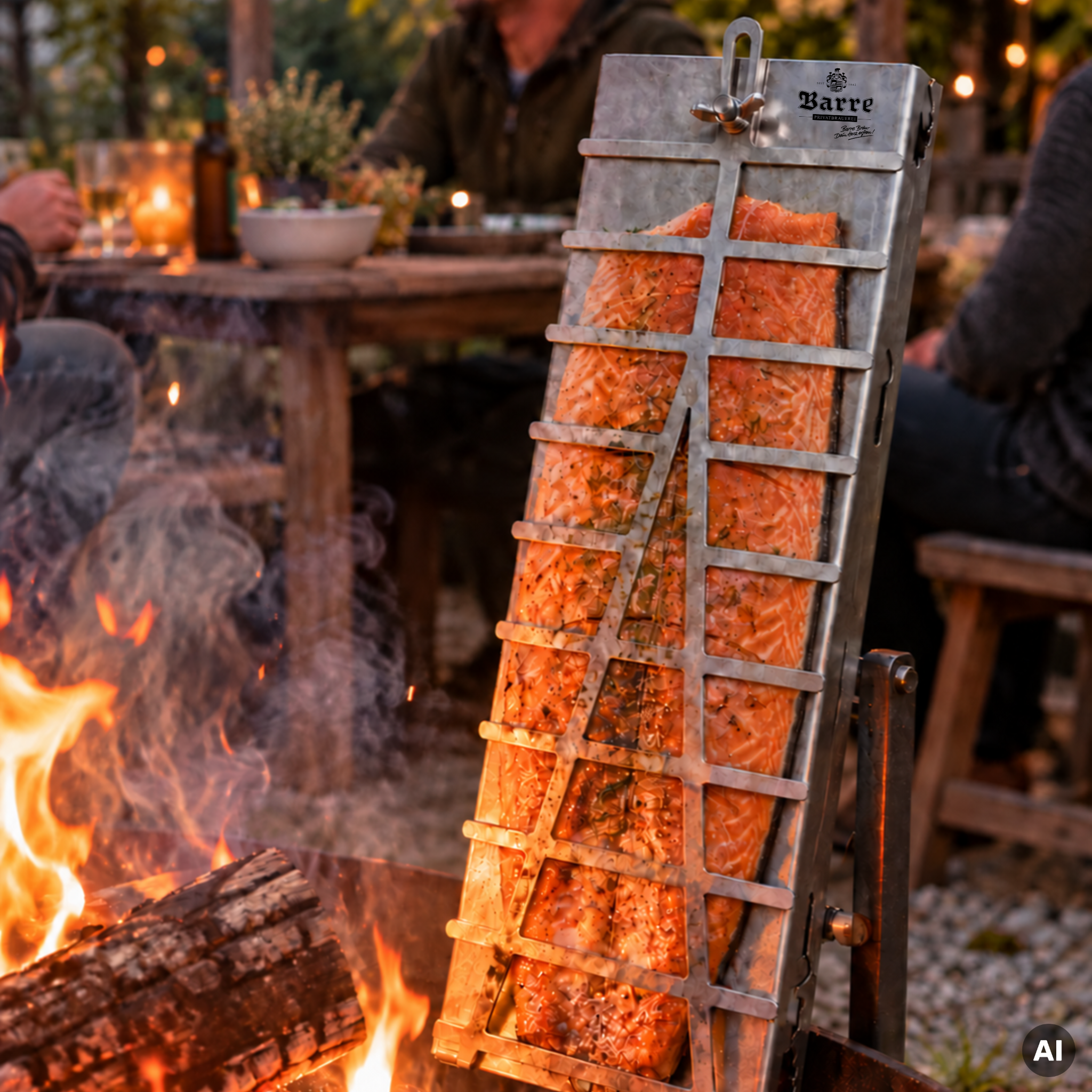 Flammlachsblech