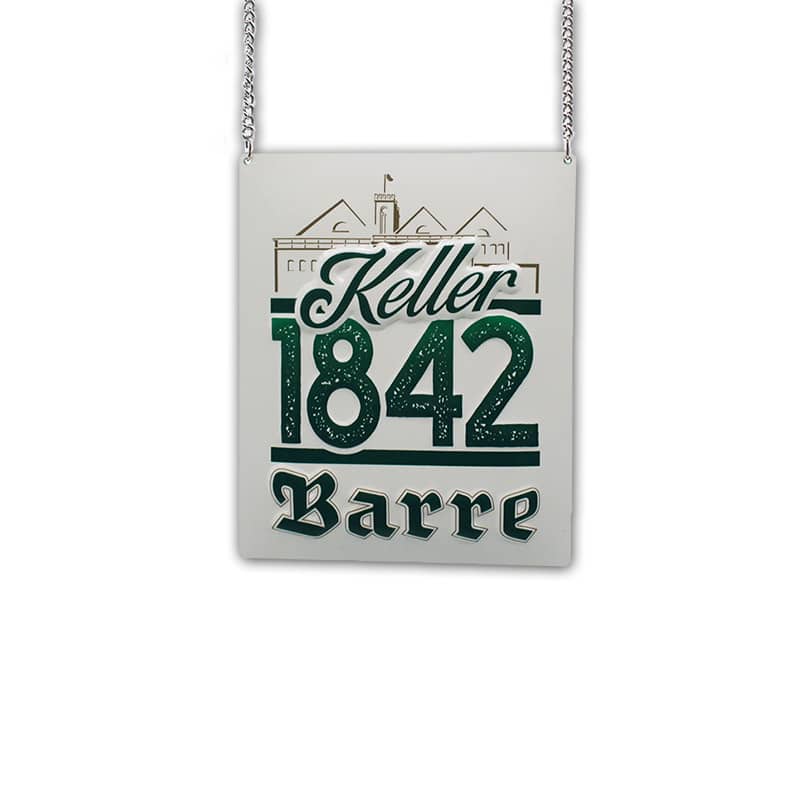 Zapfhahnschild – Keller 1842